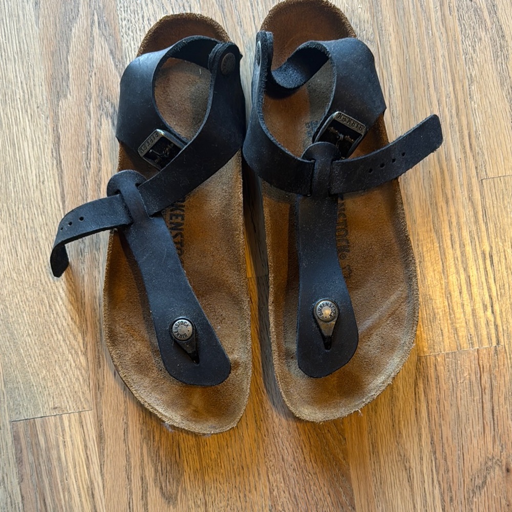 Birkenstock Black Thong Sandals